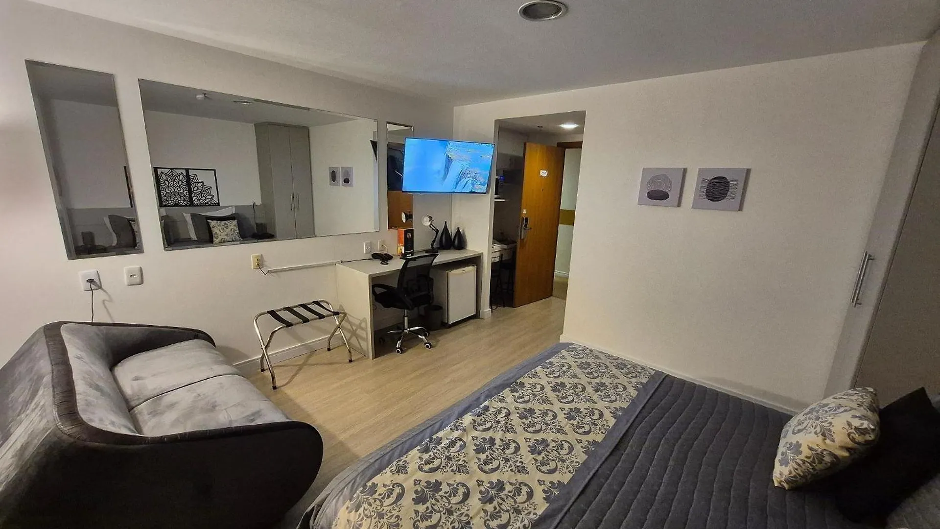 Flat Aeroporto Congonhas Com Sofa Cama Hotel Sao Paulo Brazil